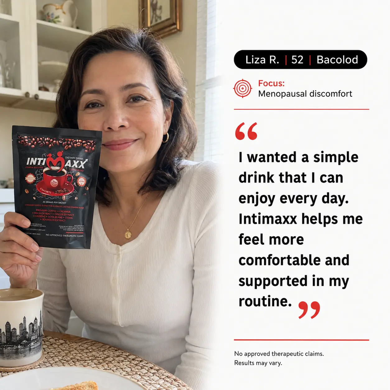 Intimaxx Premium Coffee testimonial 9