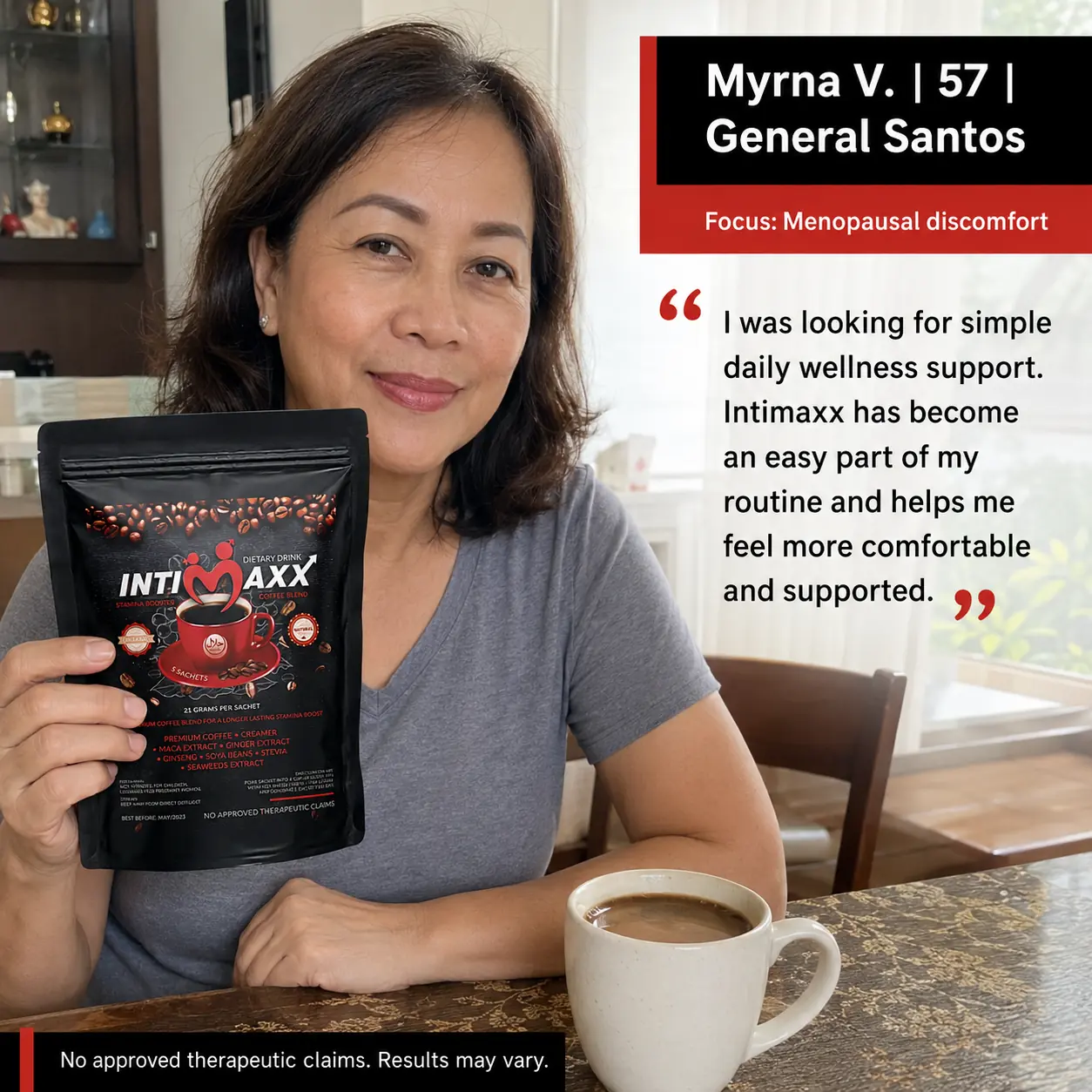 Intimaxx Premium Coffee testimonial 6