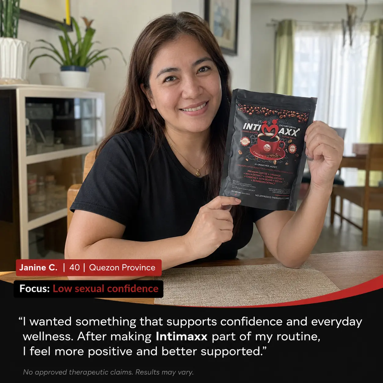 Intimaxx Premium Coffee testimonial 2