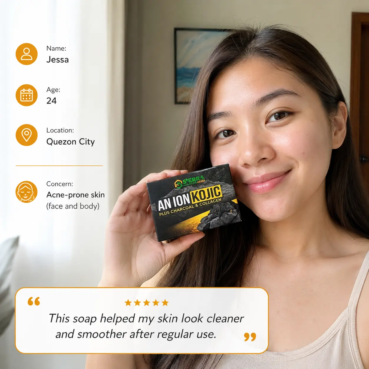 An-Ion Kojic Soap testimonial 9