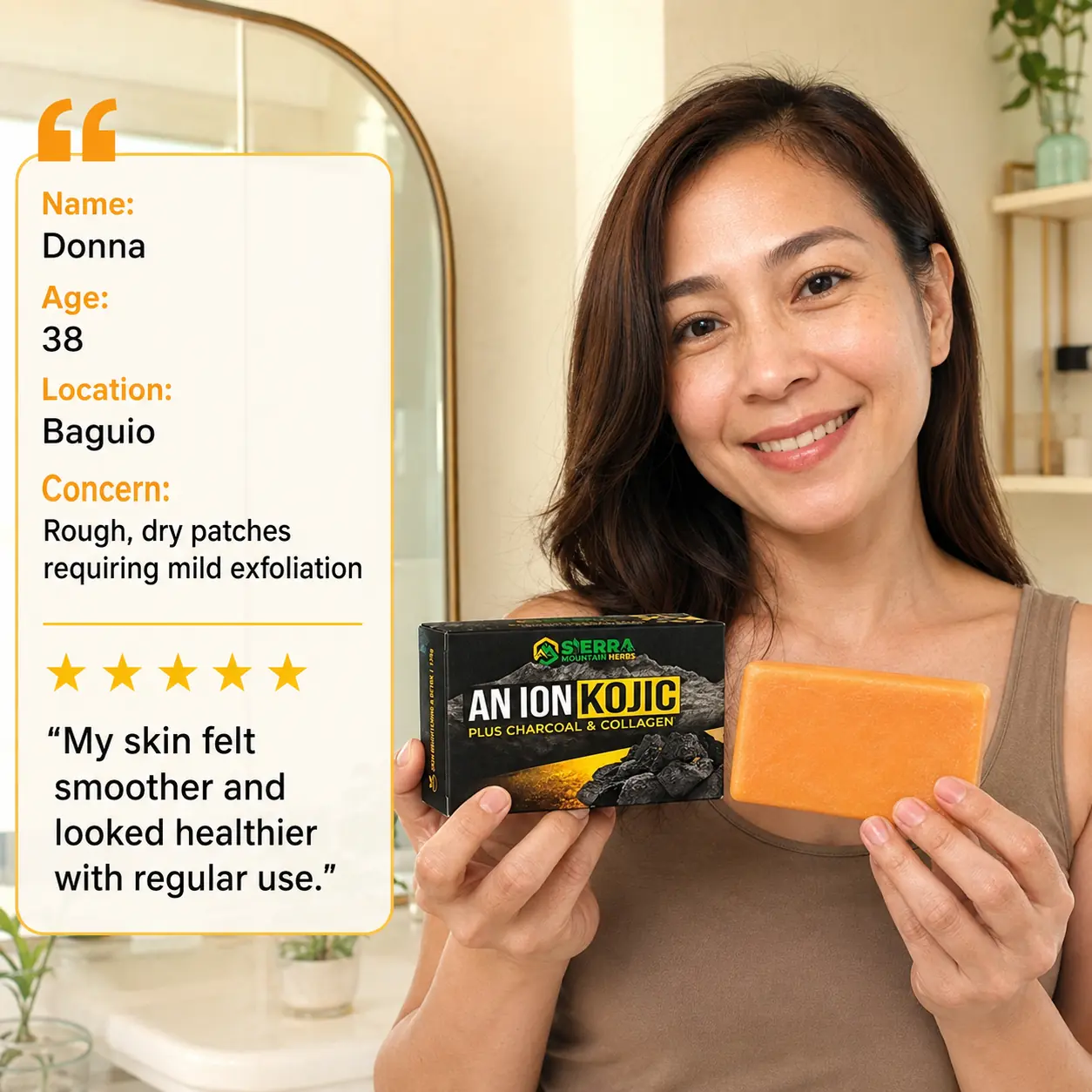An-Ion Kojic Soap testimonial 4