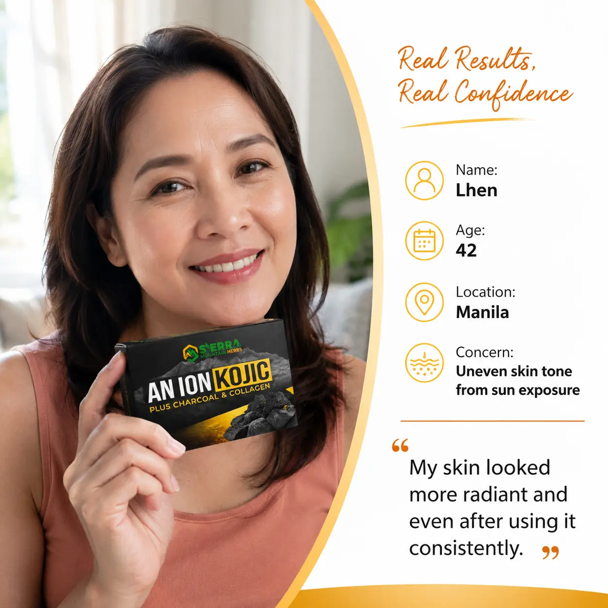An-Ion Kojic Soap testimonial 2