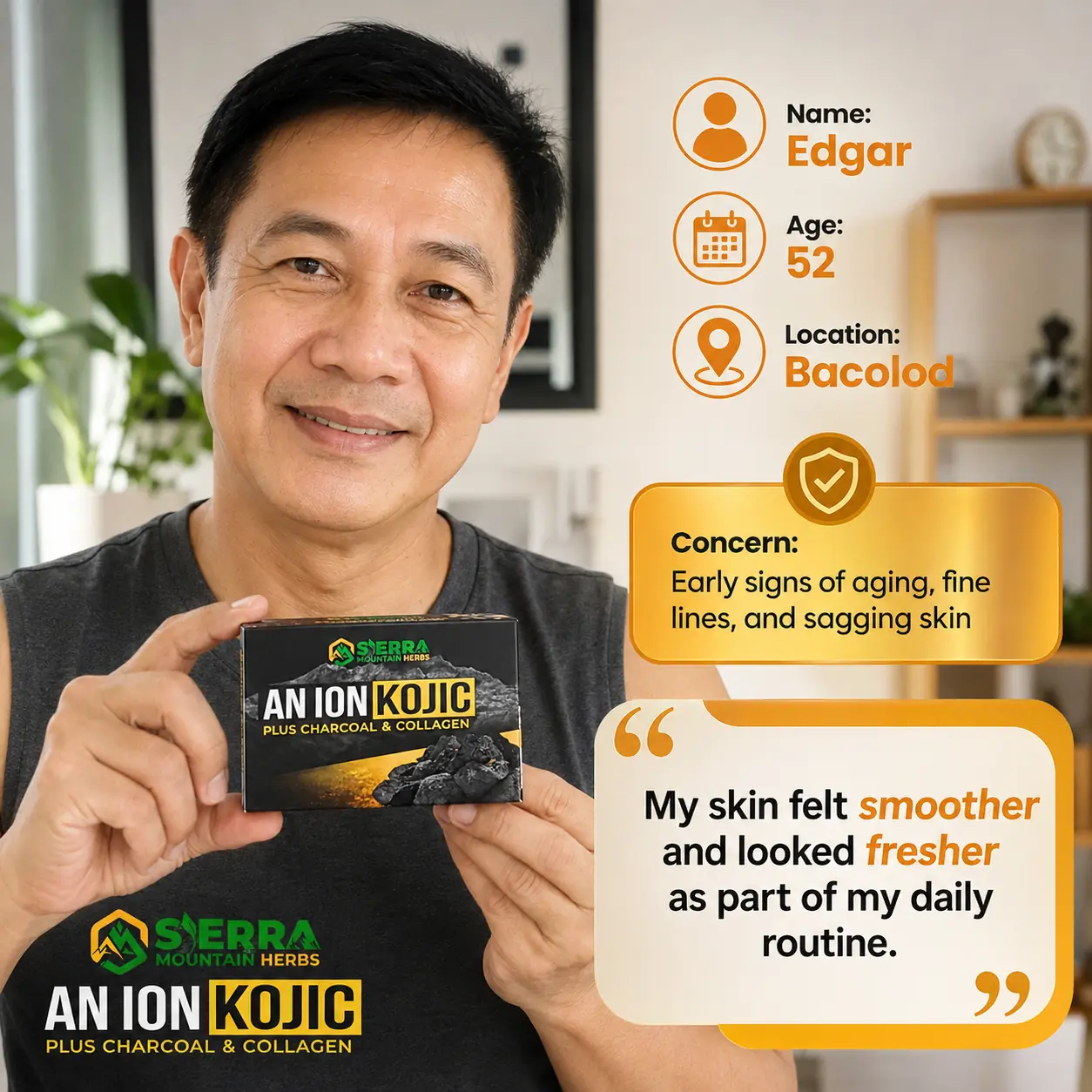 An-Ion Kojic Soap testimonial 1
