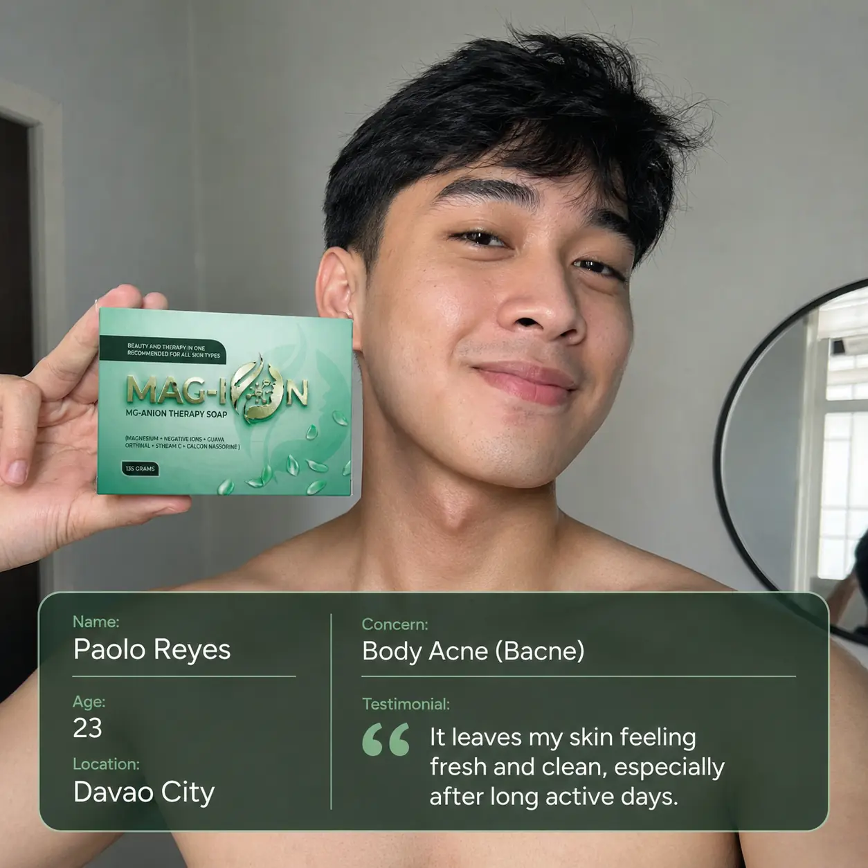 Mag-Ion Therapy Soap testimonial 8