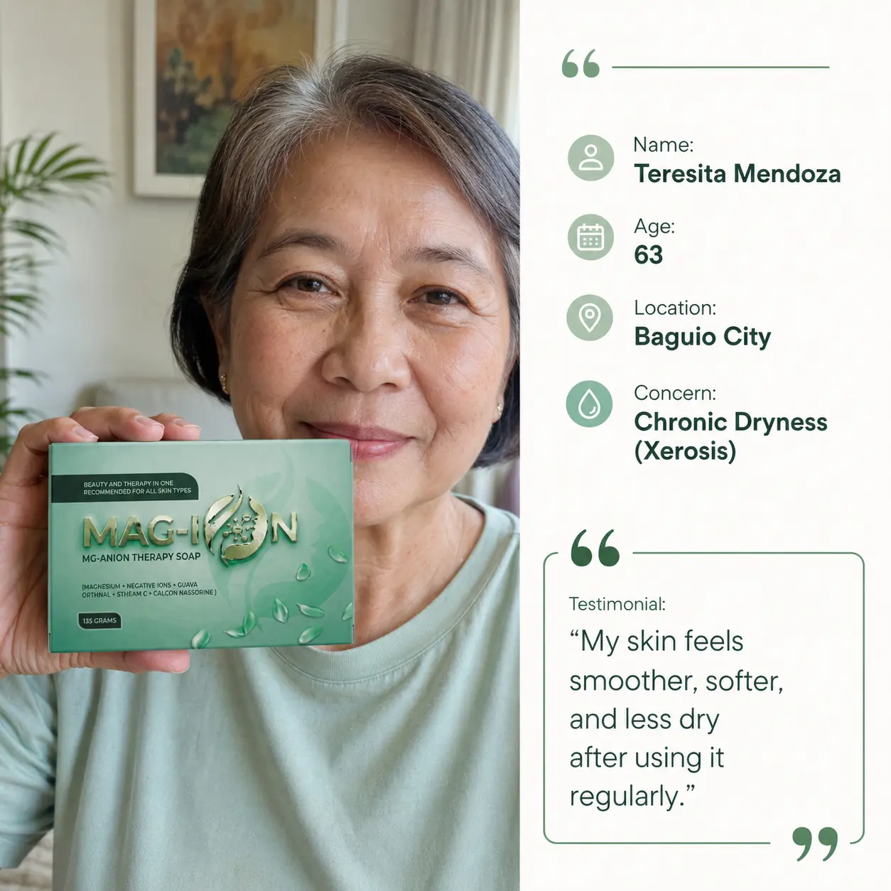 Mag-Ion Therapy Soap testimonial 4