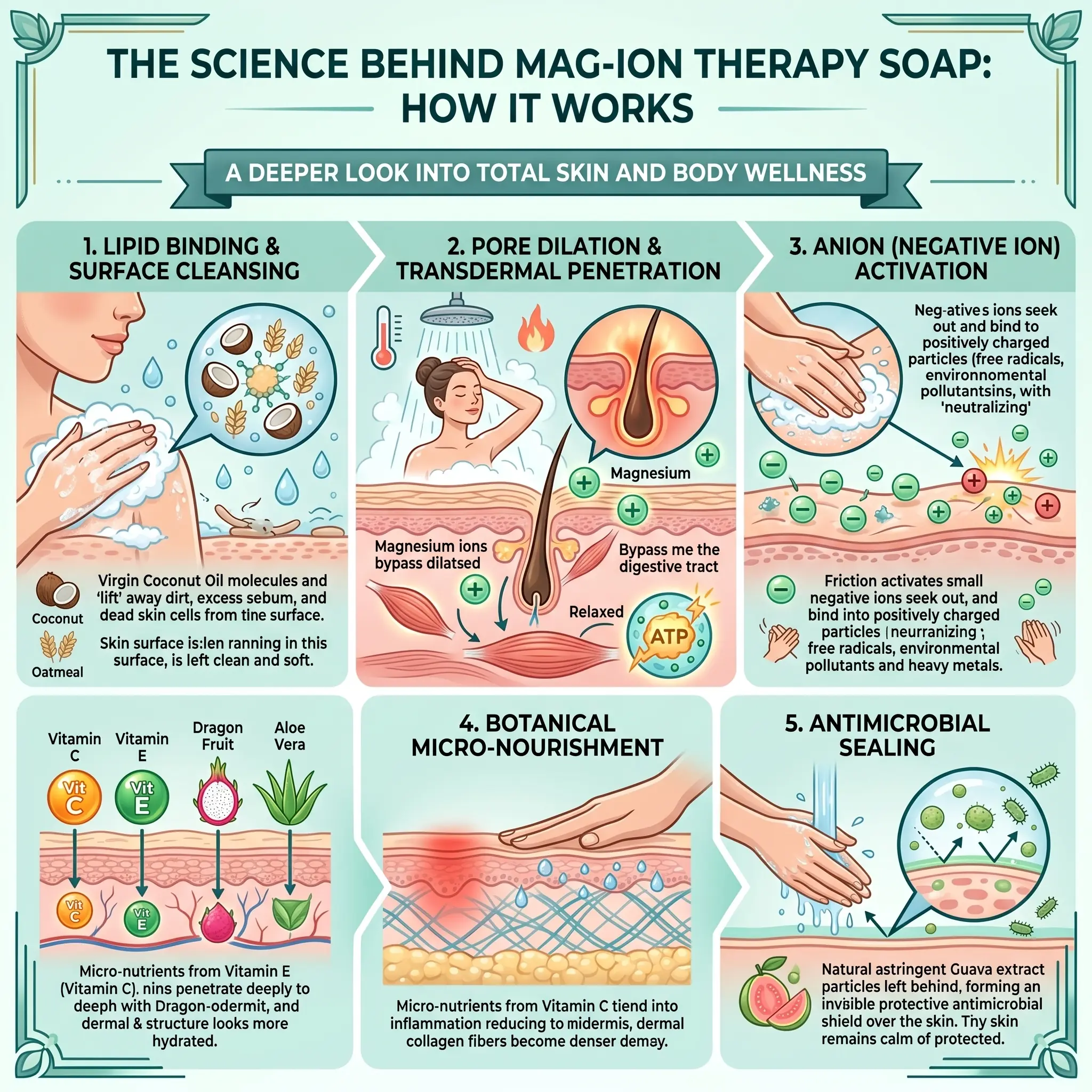 How Mag-Ion Therapy Soap works