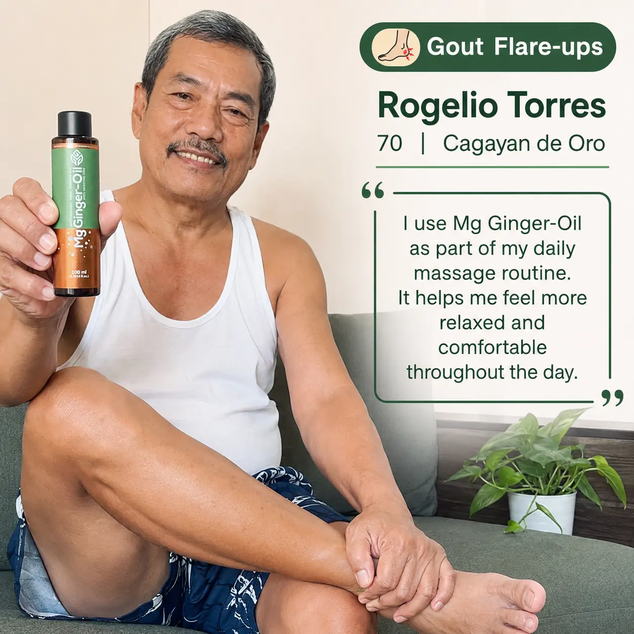 Mg Ginger-Oil testimonial 1