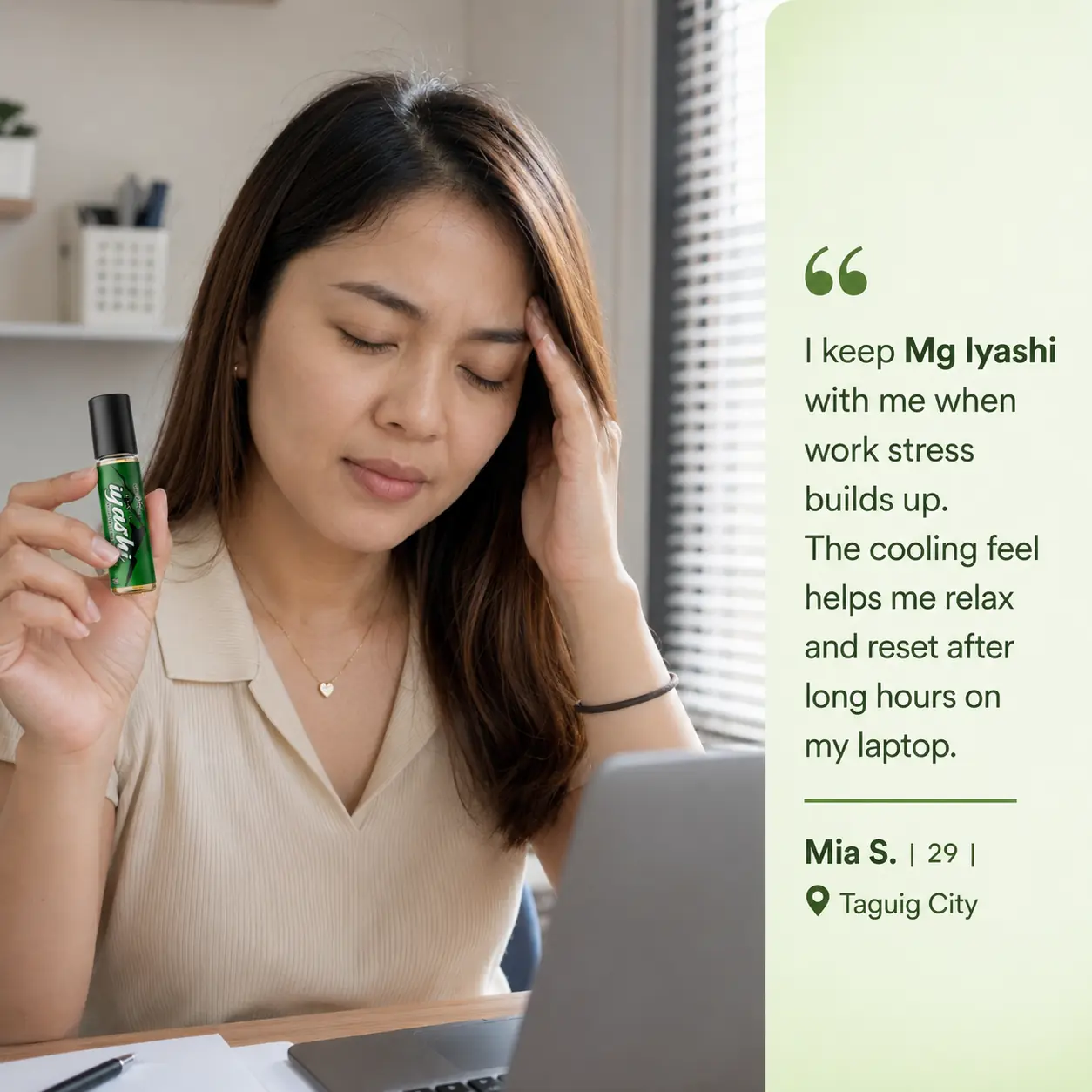 Iyashi Aroma testimonial 10