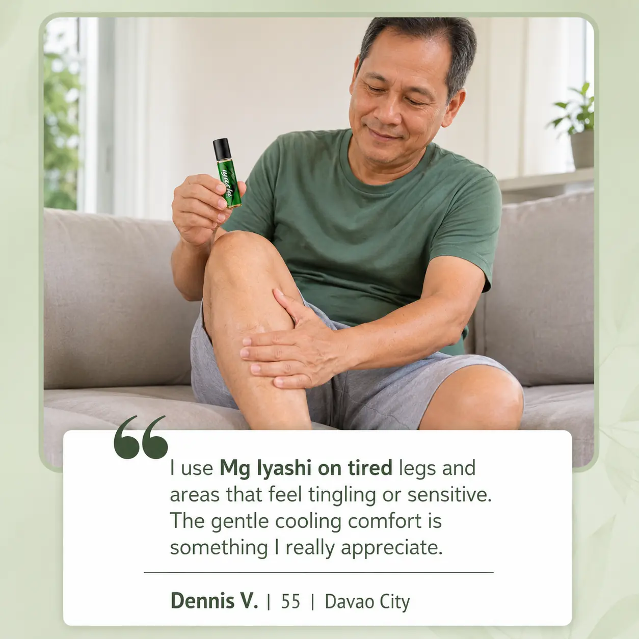 Iyashi Aroma testimonial 3
