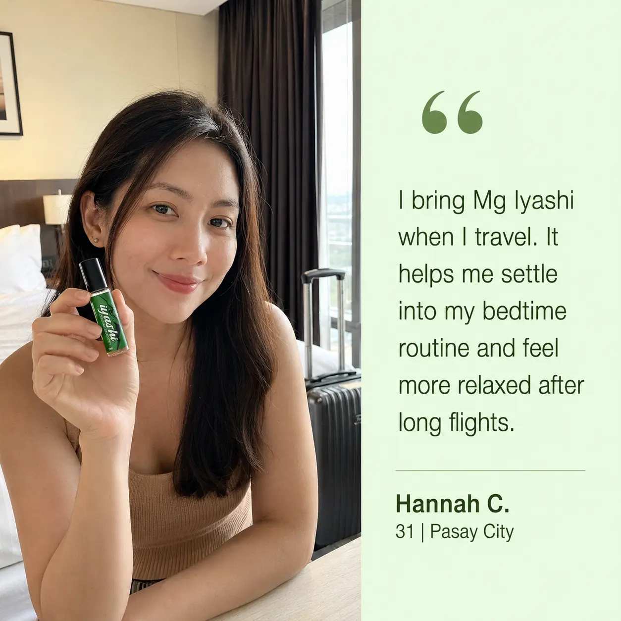 Iyashi Aroma testimonial 2