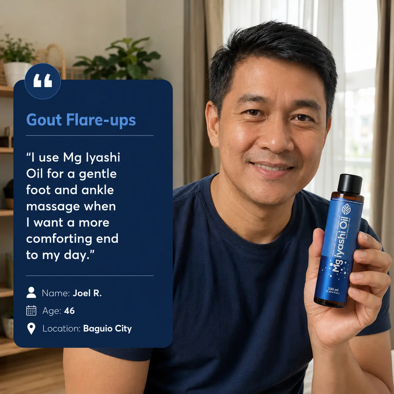 Mg Iyashi-Oil testimonial 6