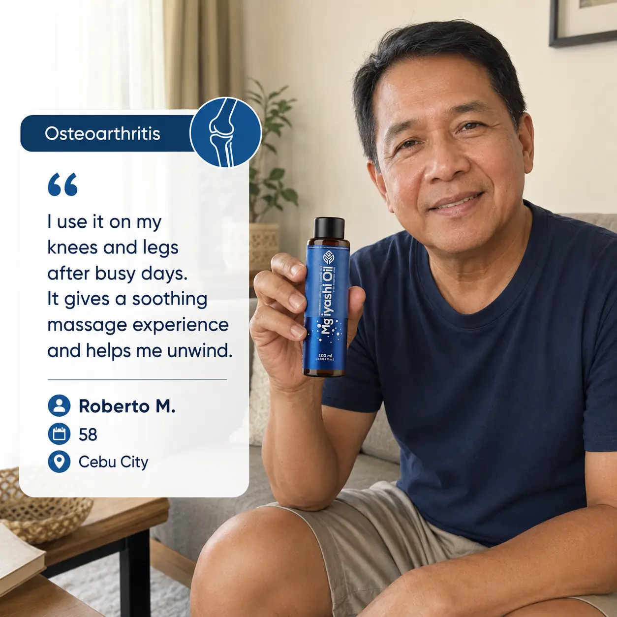 Mg Iyashi-Oil testimonial 4