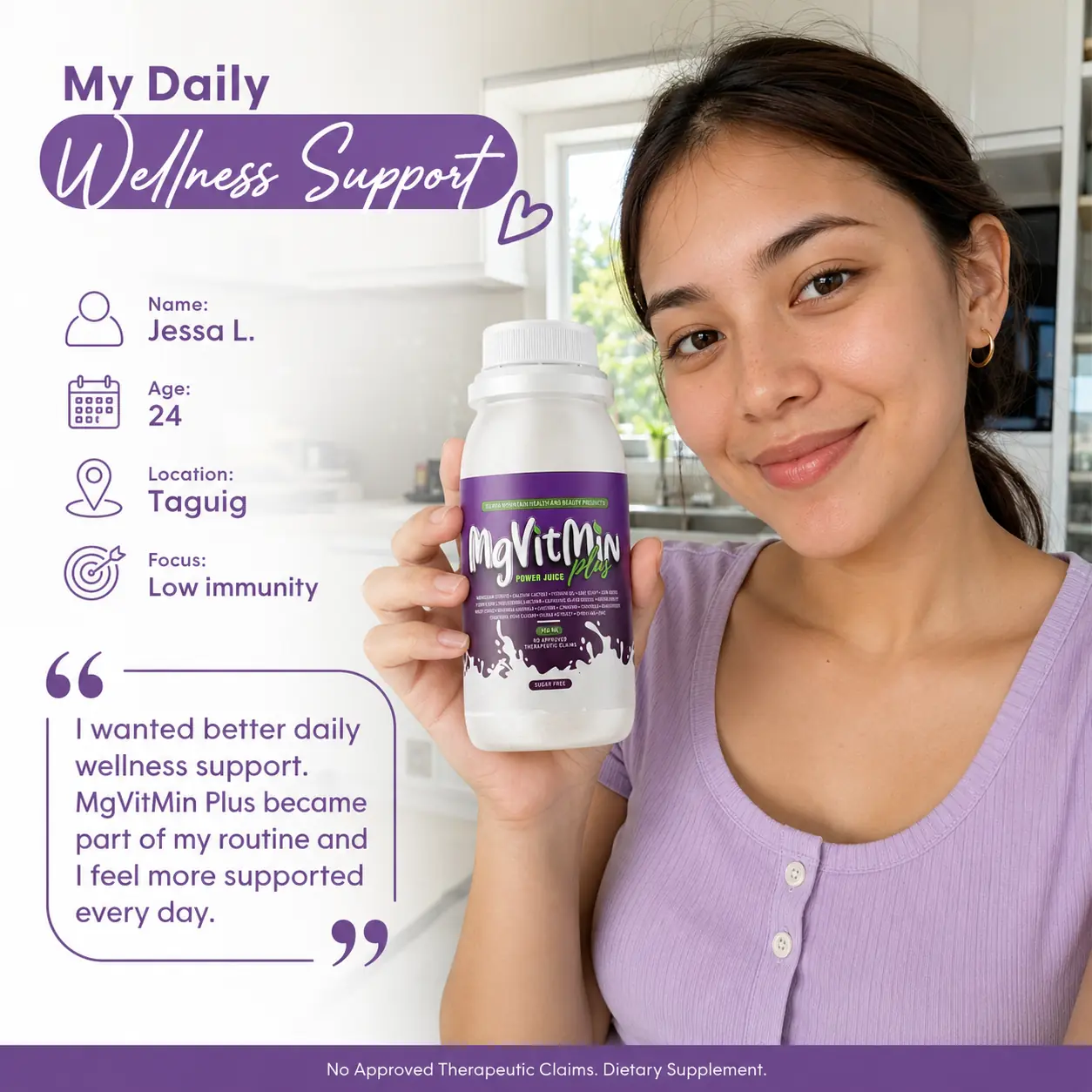 MgVitMin Plus testimonial 1