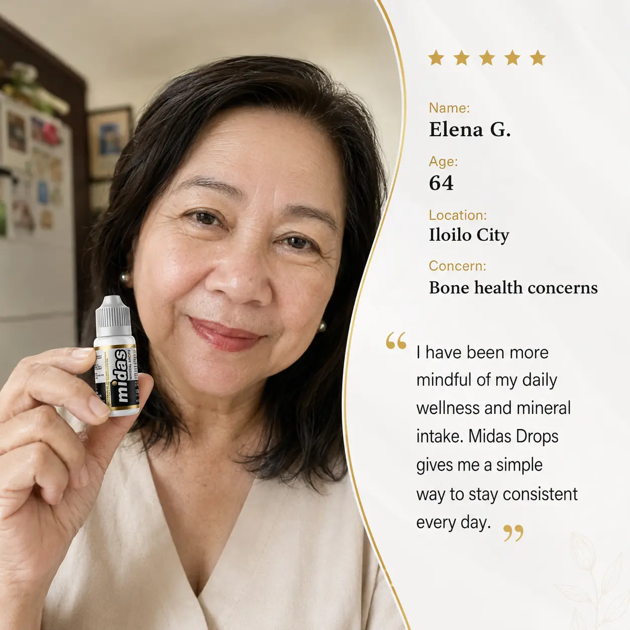Midas Drops testimonial 7