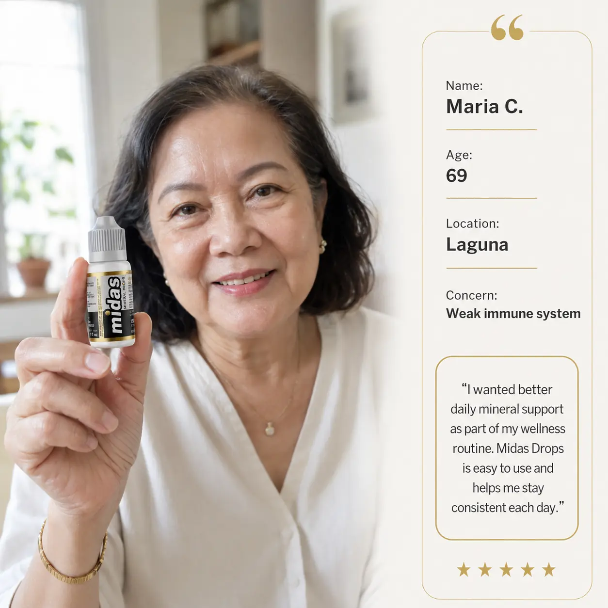 Midas Drops testimonial 9