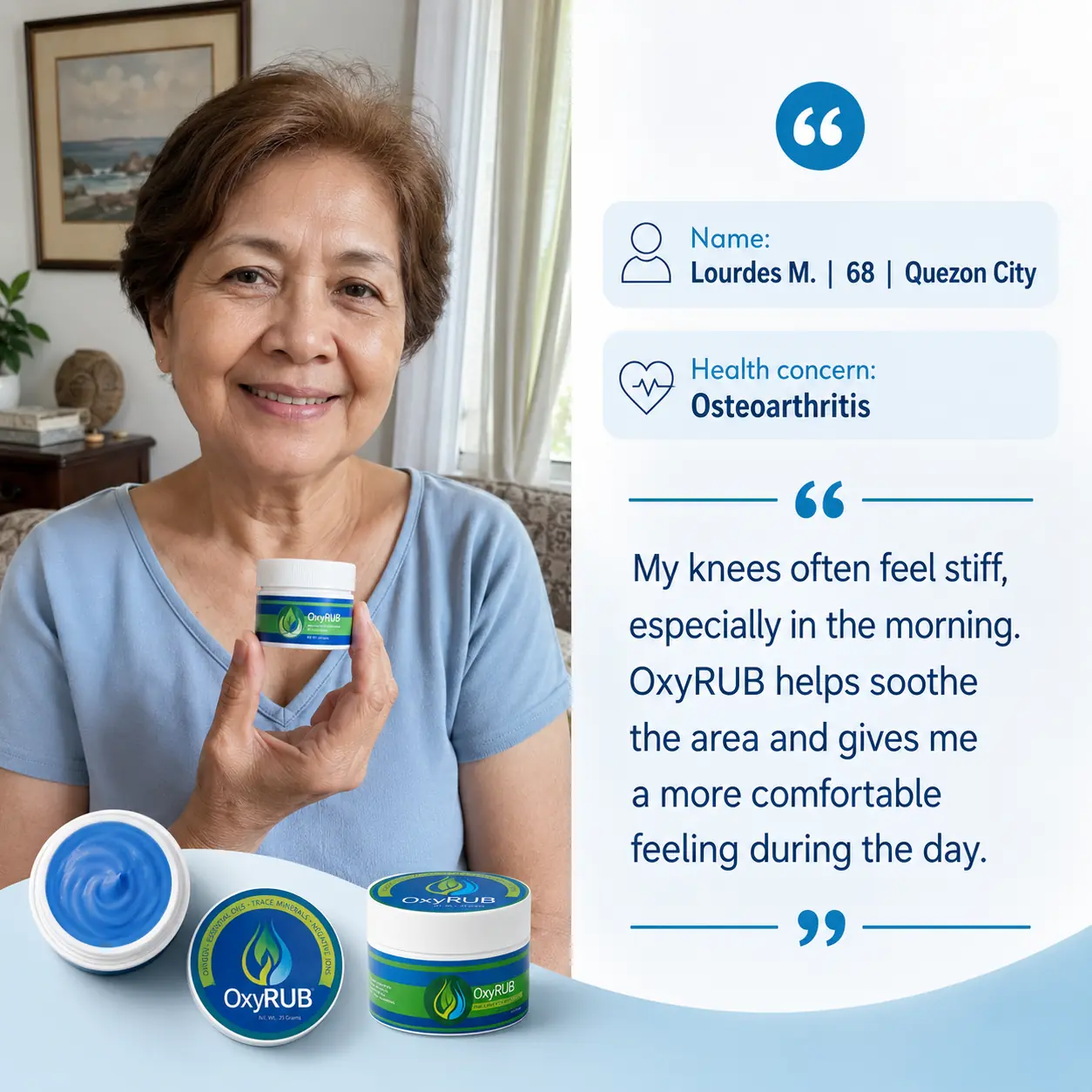 OXYRUB™ testimonial 10